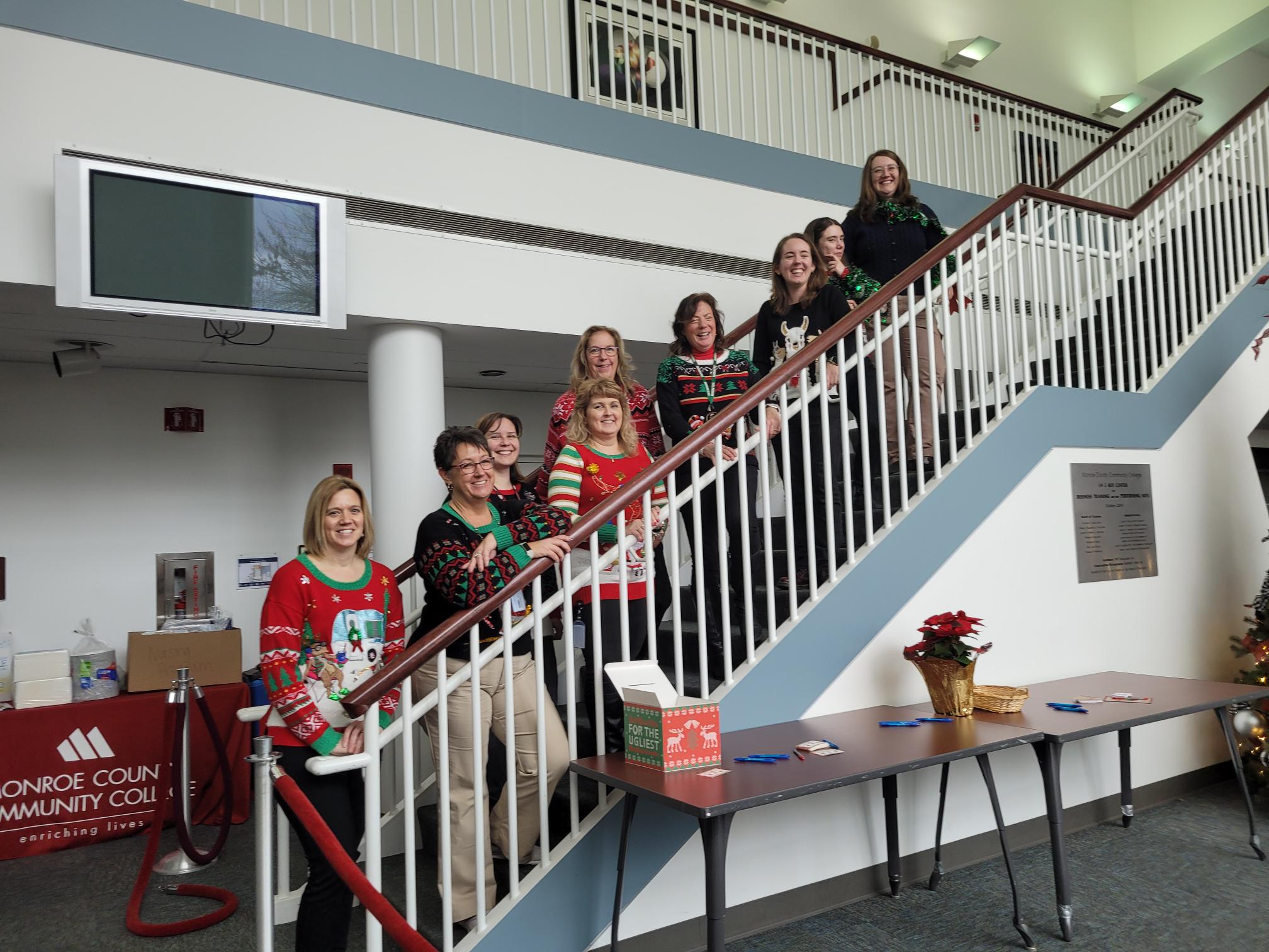 ugly sweater contest