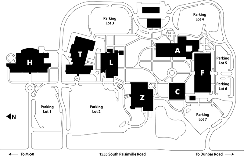 MCCC Campus Map