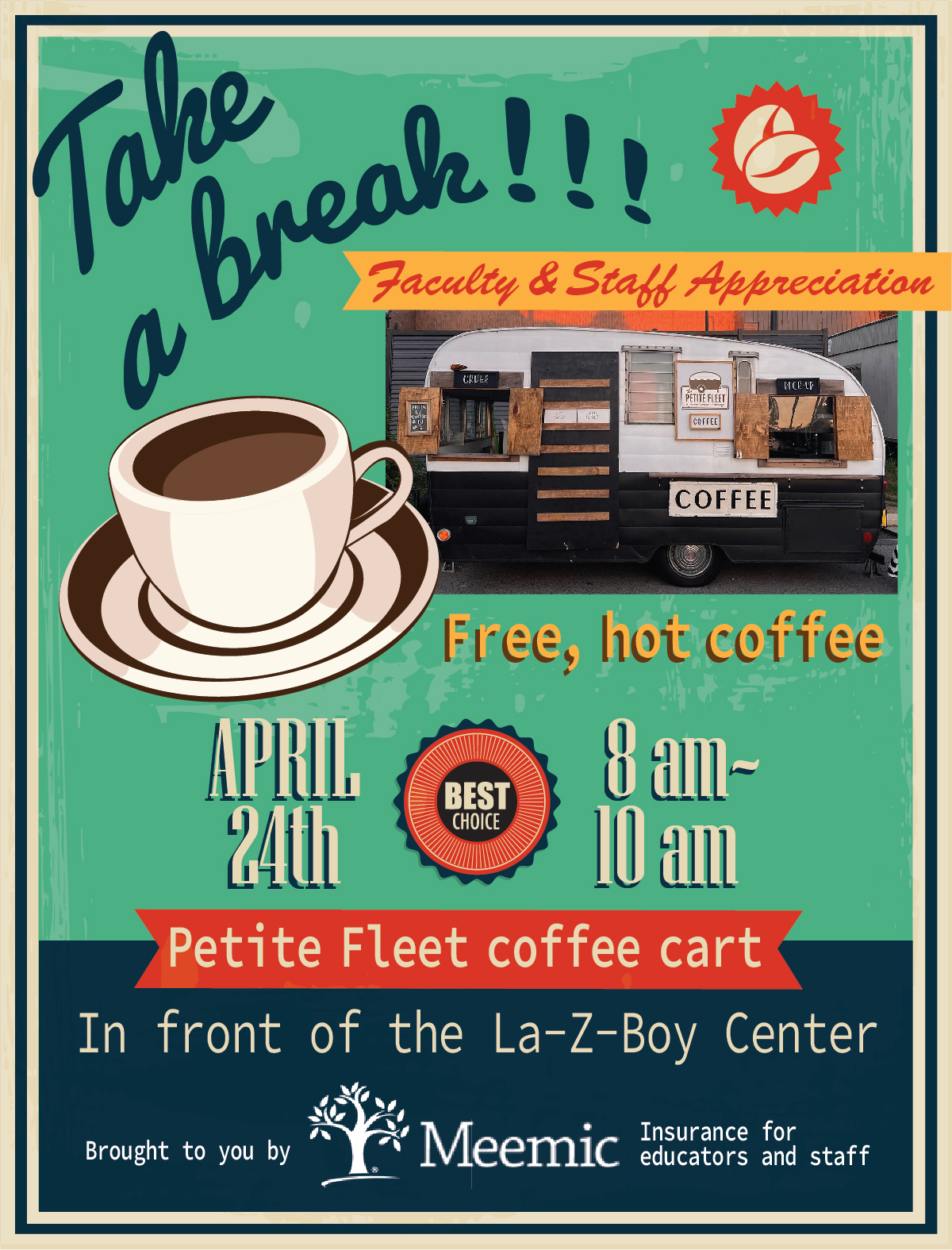 coffee cart flyer