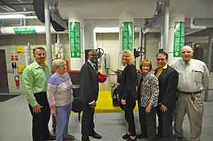 MCCC Officials formally cut ribbon on new geothermal system