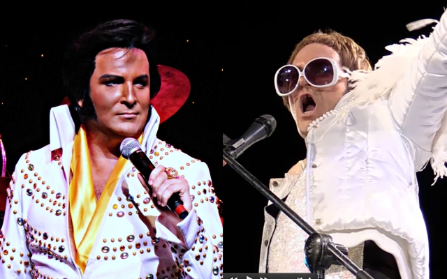 Dwight Icenhower as Elvis and Elton