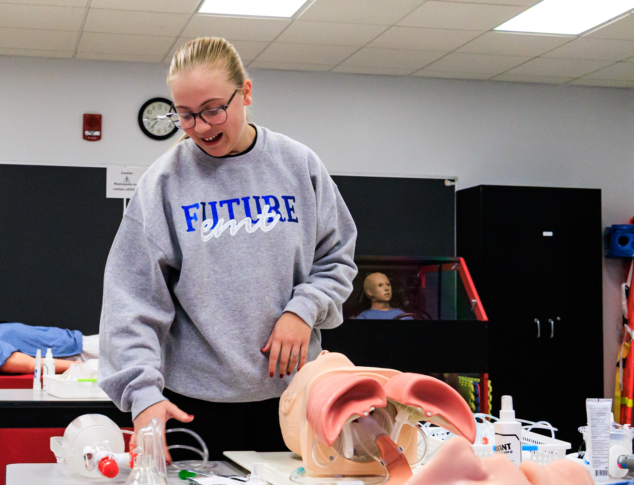 EMT student