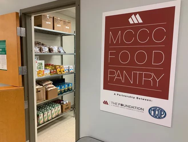 food pantry door