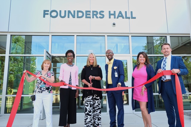 Founders ribbon cutting