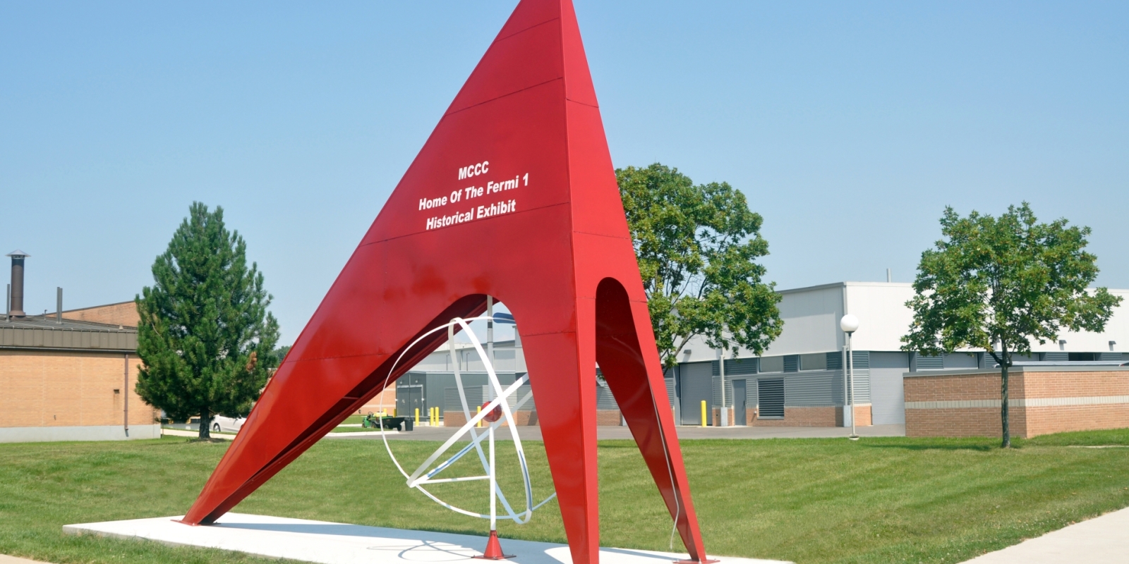 MCCC Fermi Sculpture on Campus