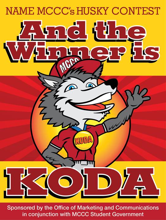 MCCC Husky Contest Winner Name is KODA