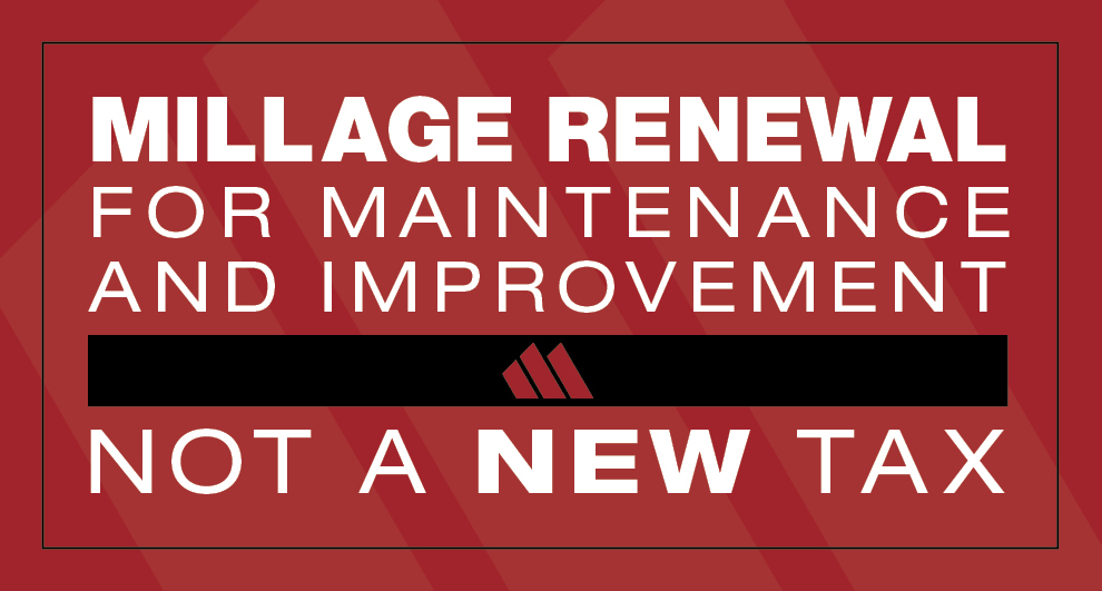 Maintenance and Replacement Millage Graphic: Not a New tax