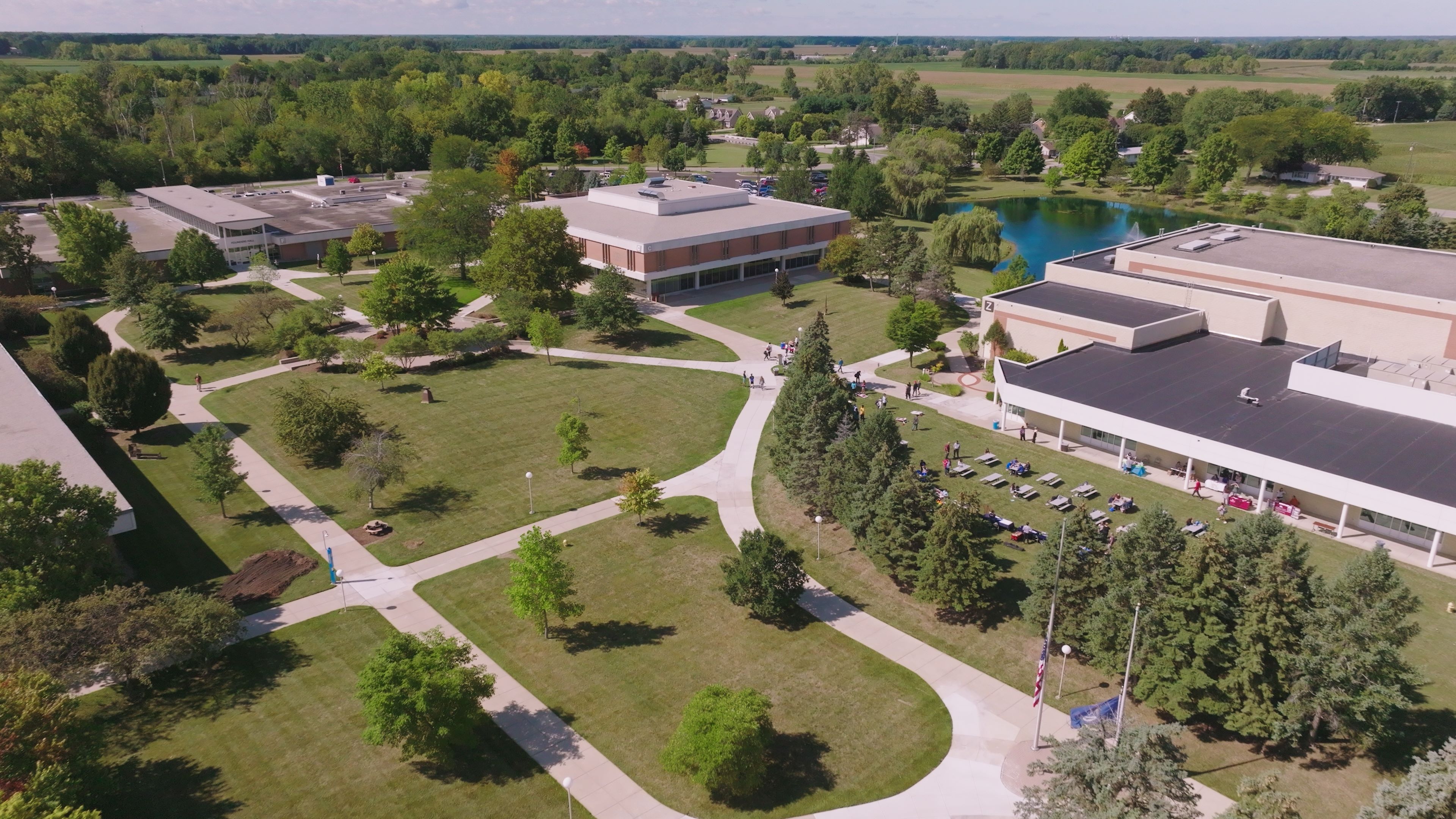 MCCC Campus Aerial photo