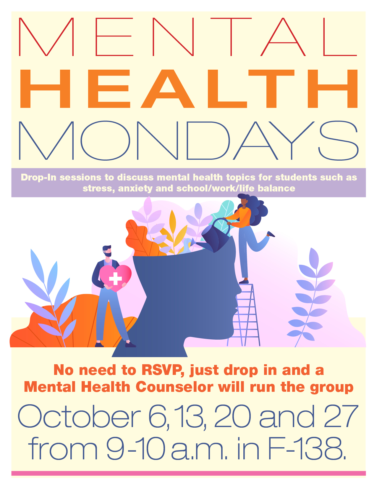 Mental Health Mondays Flyer