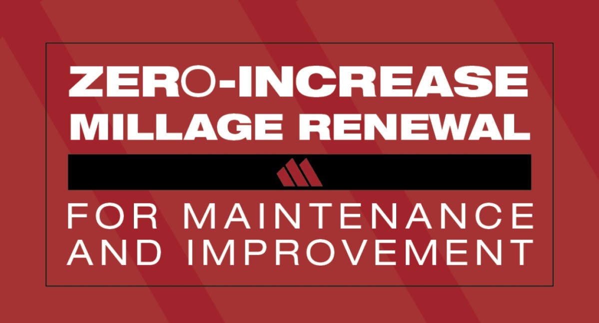 Zero Increase Millage Renewal Maintenance and Replacement Graphict