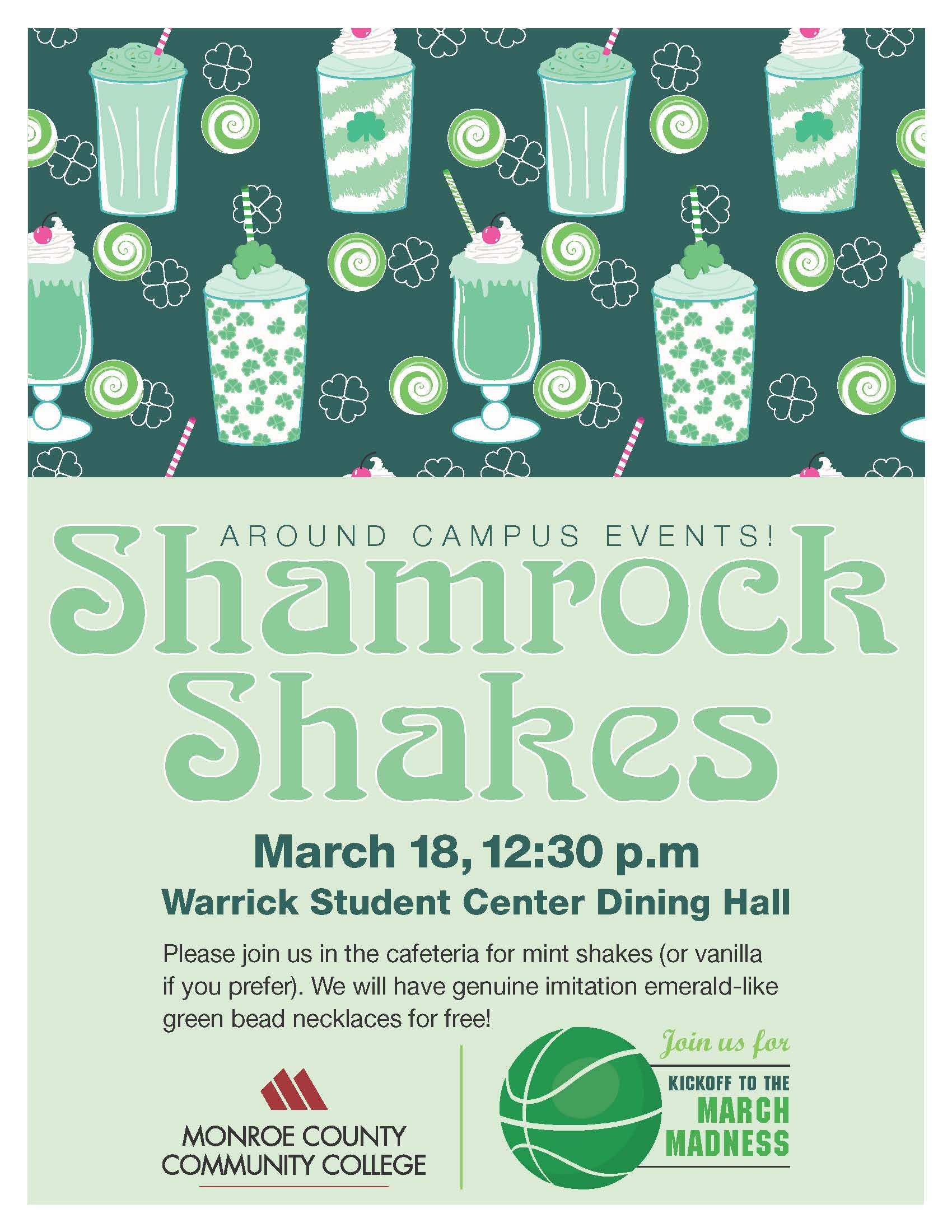 shamrock shakes flyer