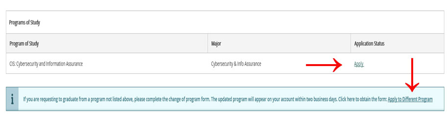 student planning screen shot image