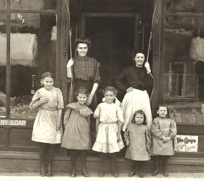 Women and Children in Calumet, Michigan
