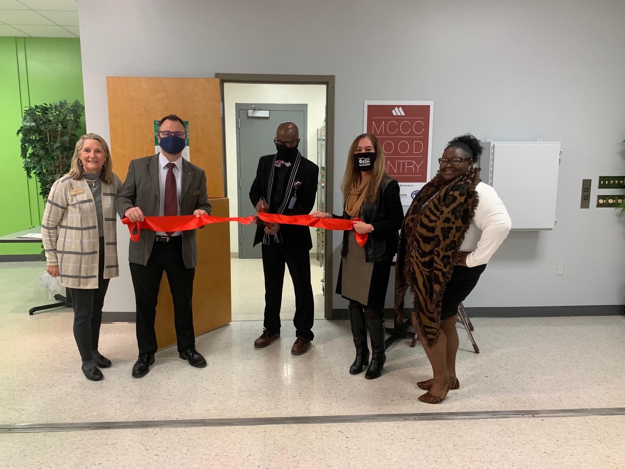 food pantry ribbon cutting