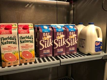 Various milk products