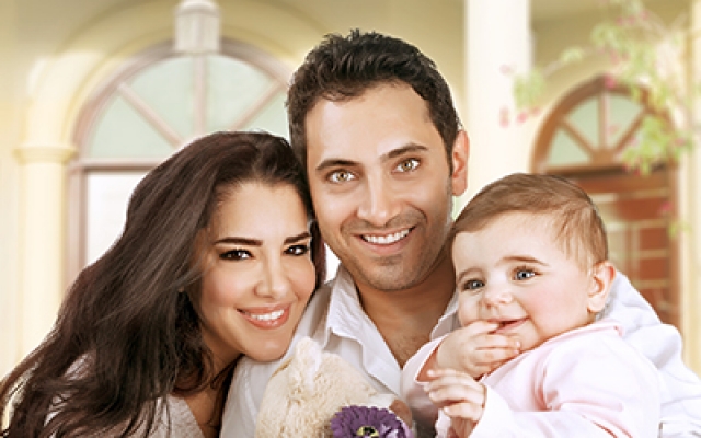 arab american family photo