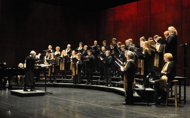 Choir on stage