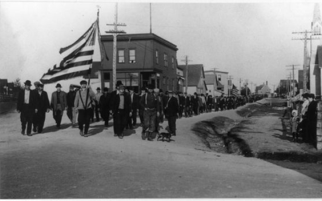 Calumet Michigan Copper Mine Strike 1913