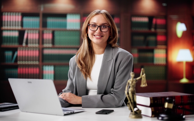 Paralegal at desk