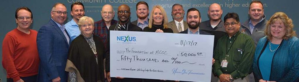MCCC Foundation Group with Check