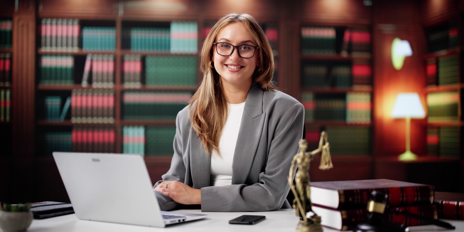 Paralegal in office