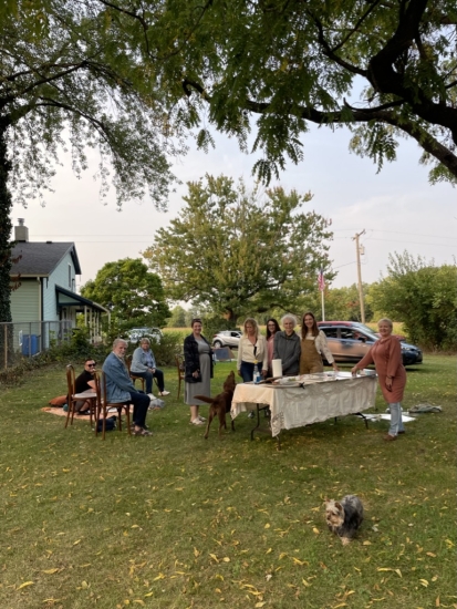 Multigenerational family welcomed Beatrix to their farm