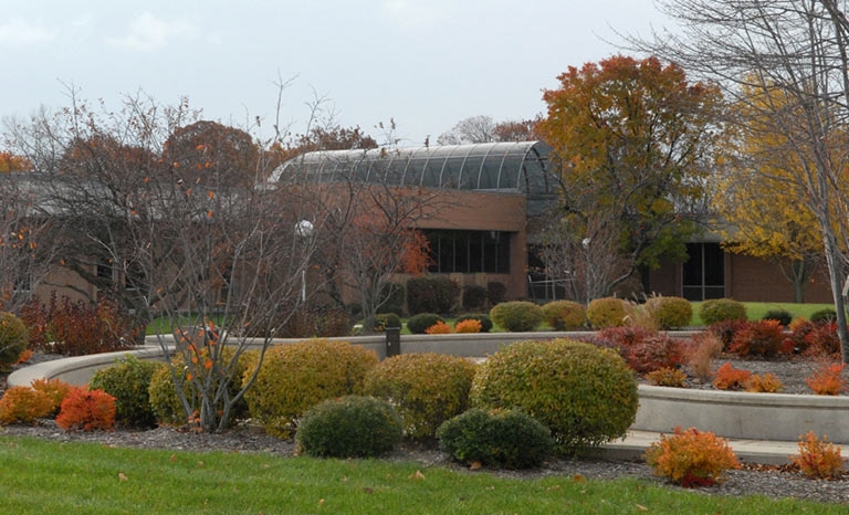 Center Mall and Warrick Student Center