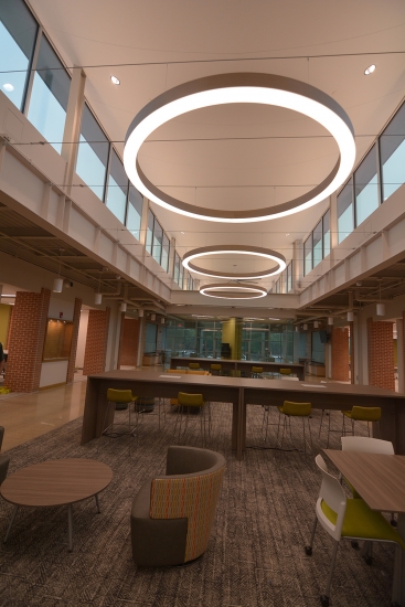 Founders Hall -- Atrium and Student Collaboration Space