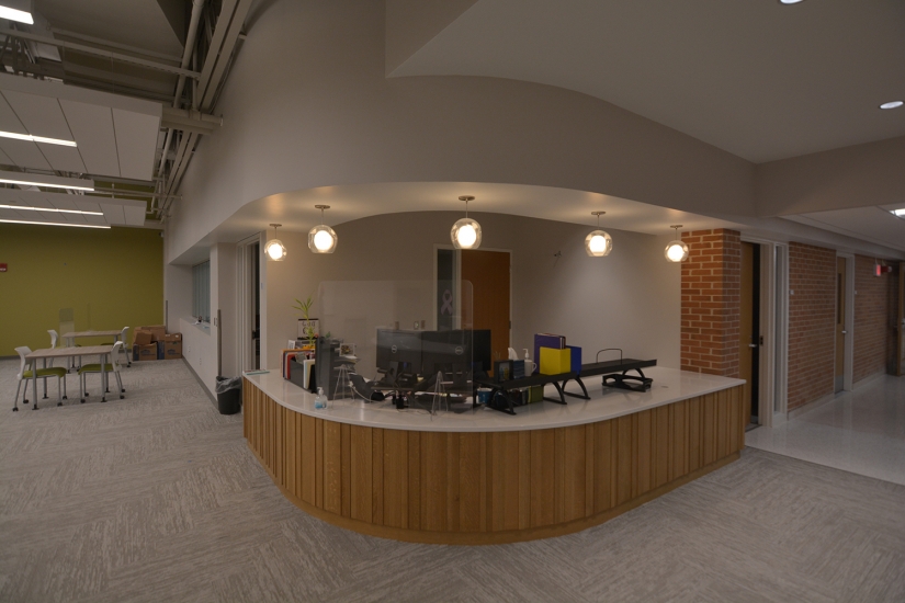 Founders Hall – Reception area for Student Success Center