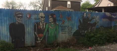 Graffiti Art Project Mural , Mexicantown – Detroit, Michigan, May 2017