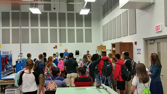 Career Technology Center Tour at MCCC Summer 2016