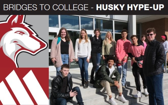 Bridges to College – Husky Hype-Up Graphic