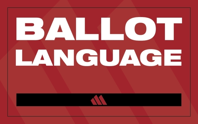 Ballot Language