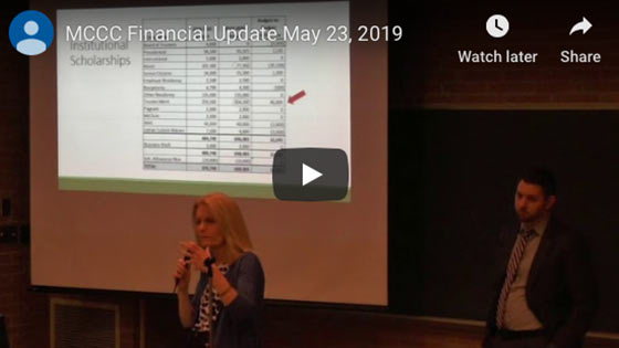 MCCC Financial Update